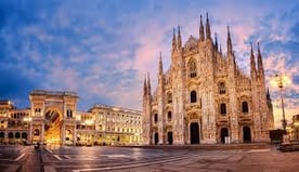 milan cathedral and galeria